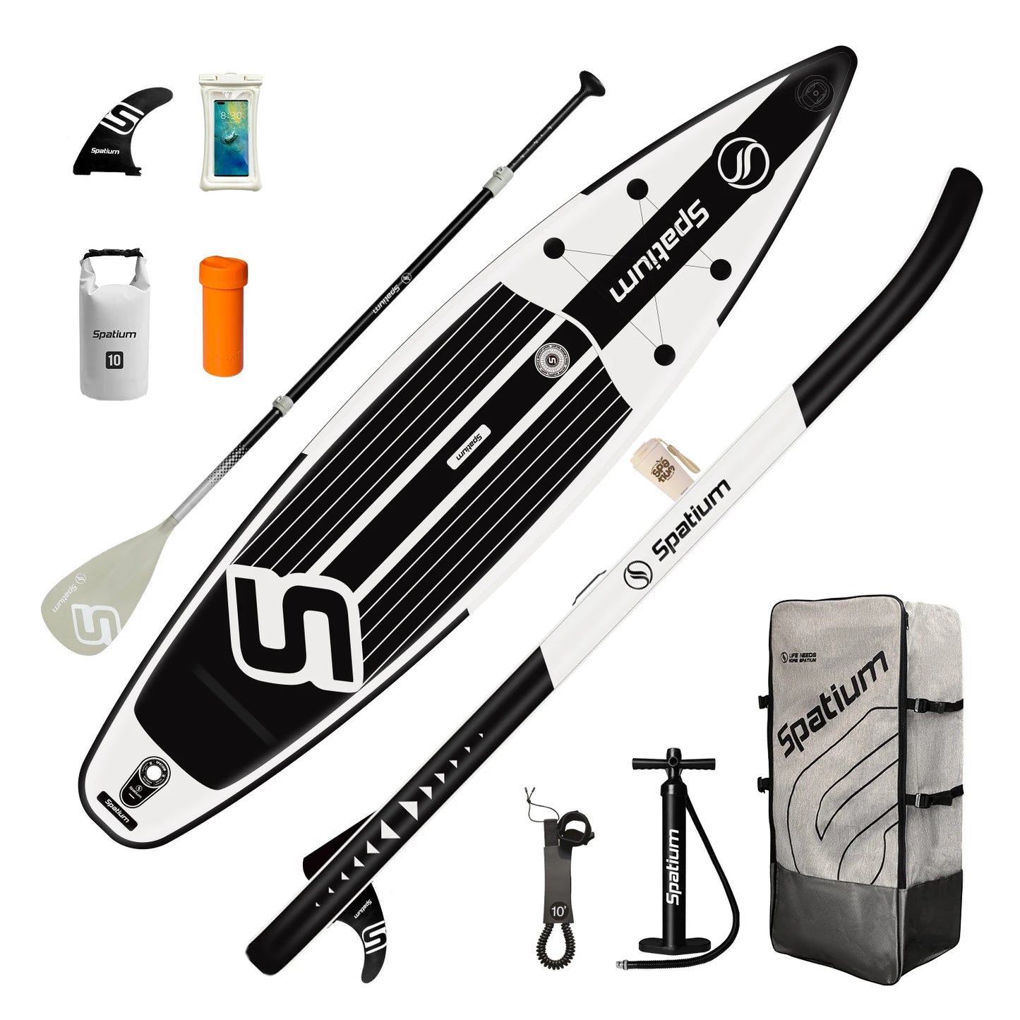 Inflatable Stand Up Paddle Board Set With Pump And Backpack