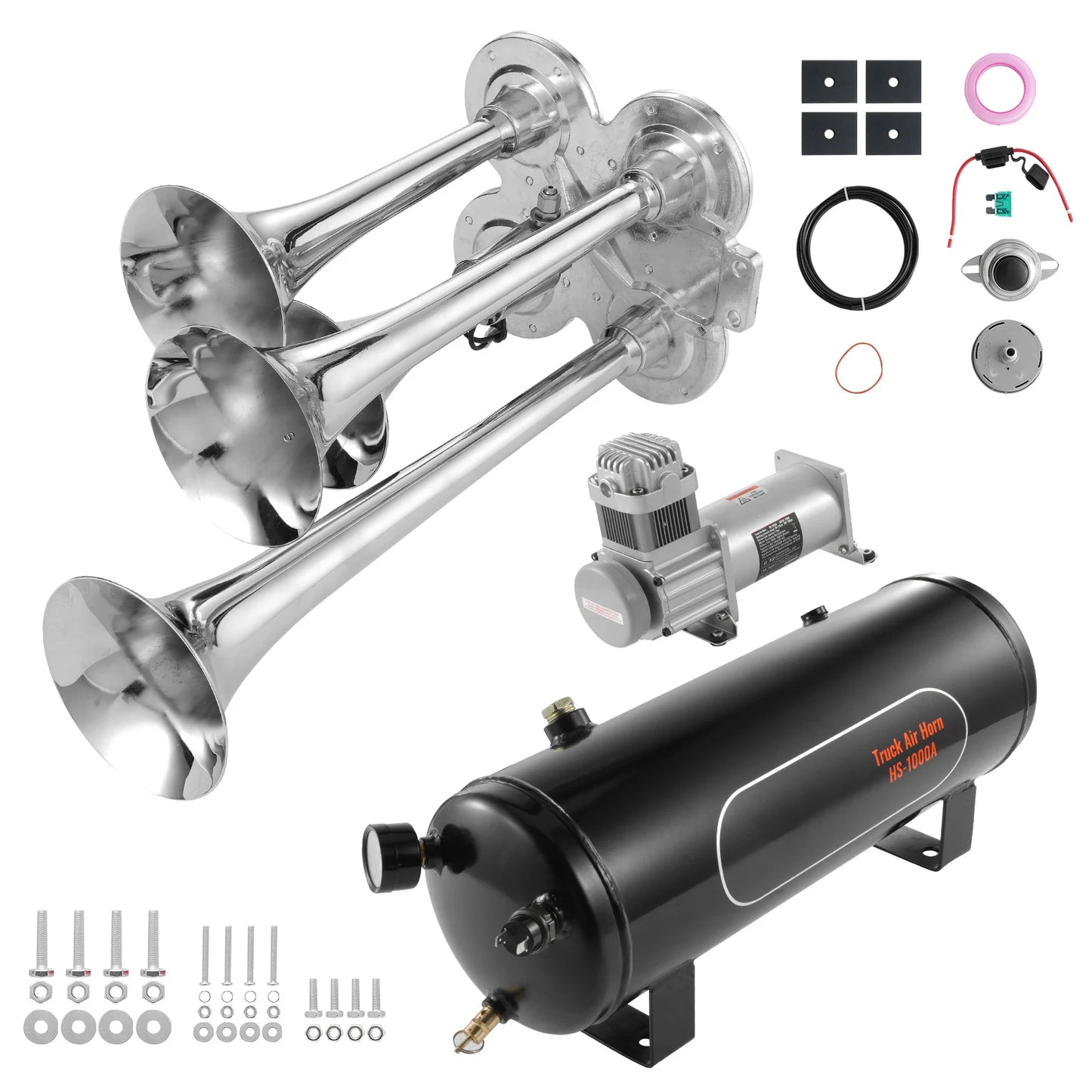 Powerful 150dB Train Horn Kit for Car and Truck