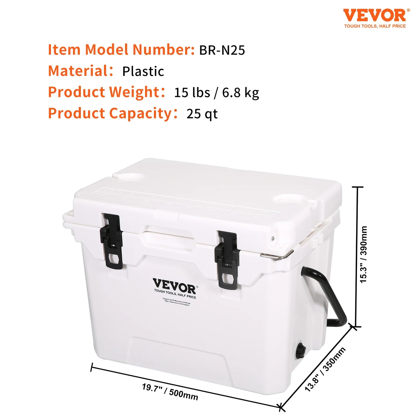Large Capacity Insulated Cooler for Outdoor Adventures