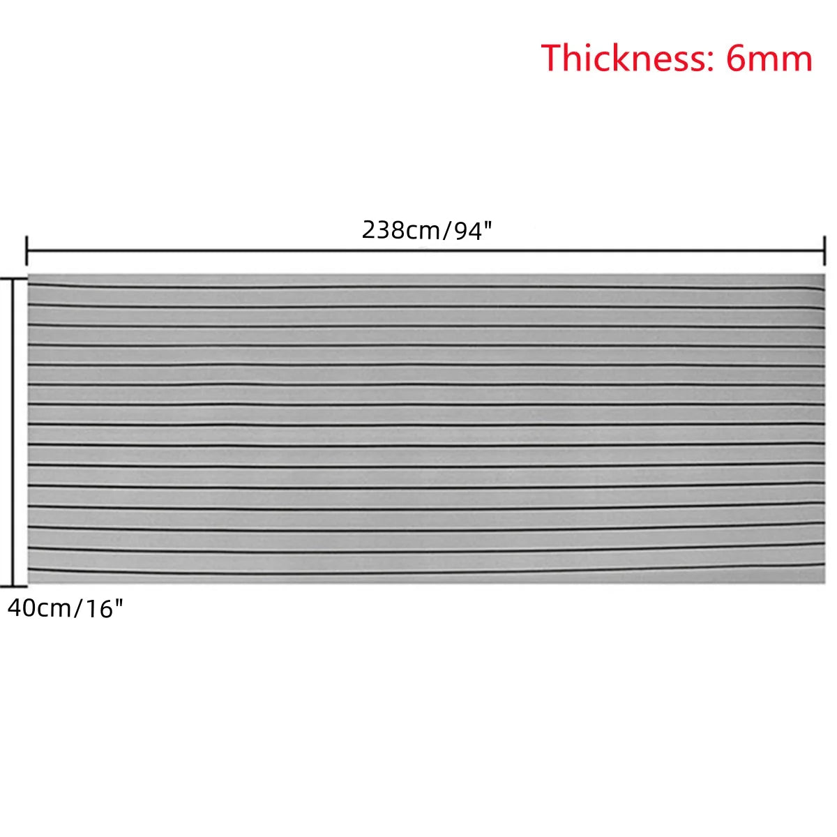 EVA Foam Faux Teak Boat Decking Mat for Non-Slip Flooring