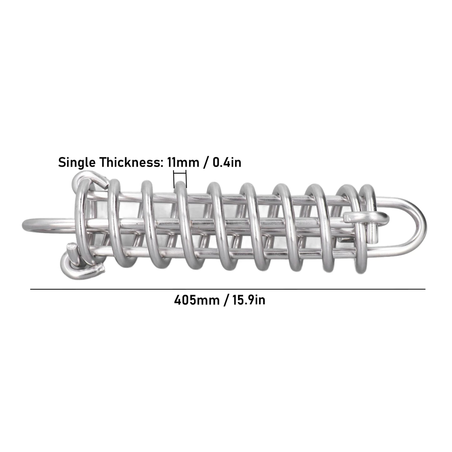 Stainless Steel Mooring Springs for Boat Docking Safety