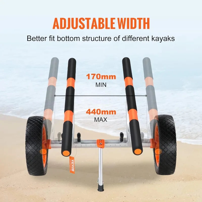 VEVOR Heavy Duty Kayak Cart with 450lbs Capacity
