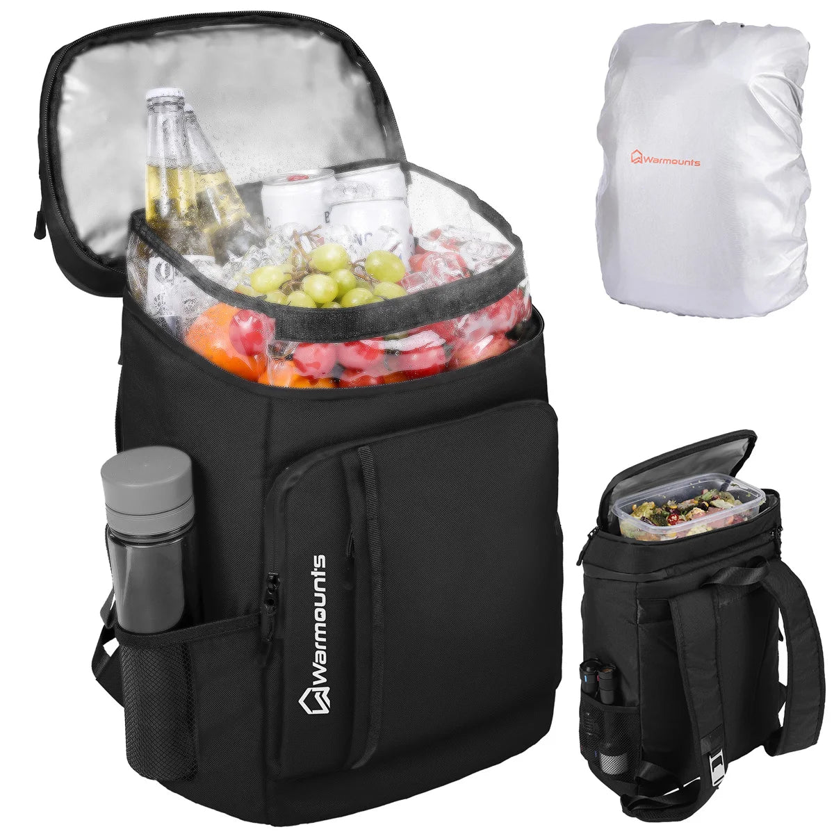 Insulated Backpack Cooler Keeps 36 Cans Cold for 24 Hours