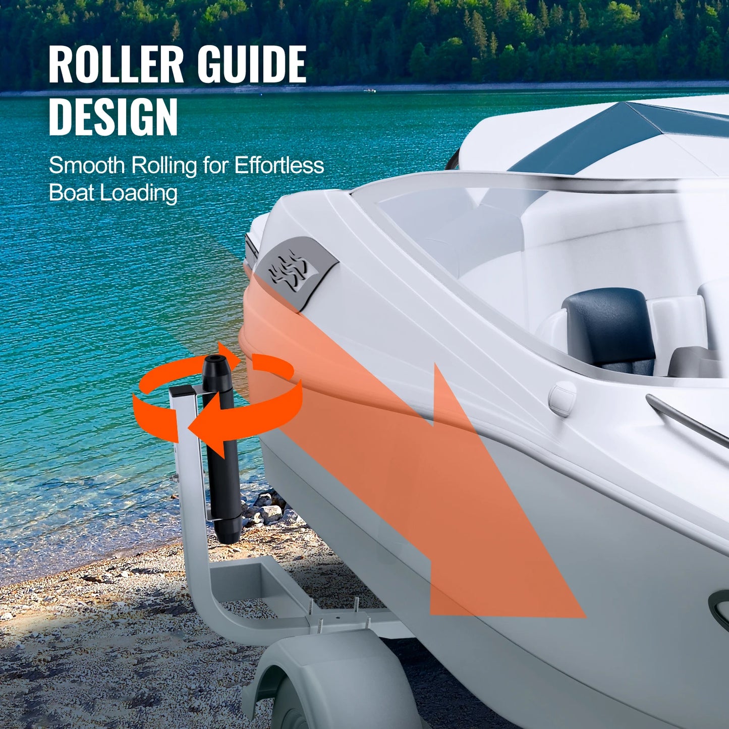 Adjustable Boat Trailer Guide Poles for Easy Loading Safety