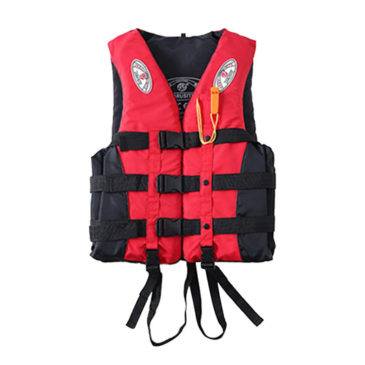 Red Buoyancy Life Vest for Water Sports Safety