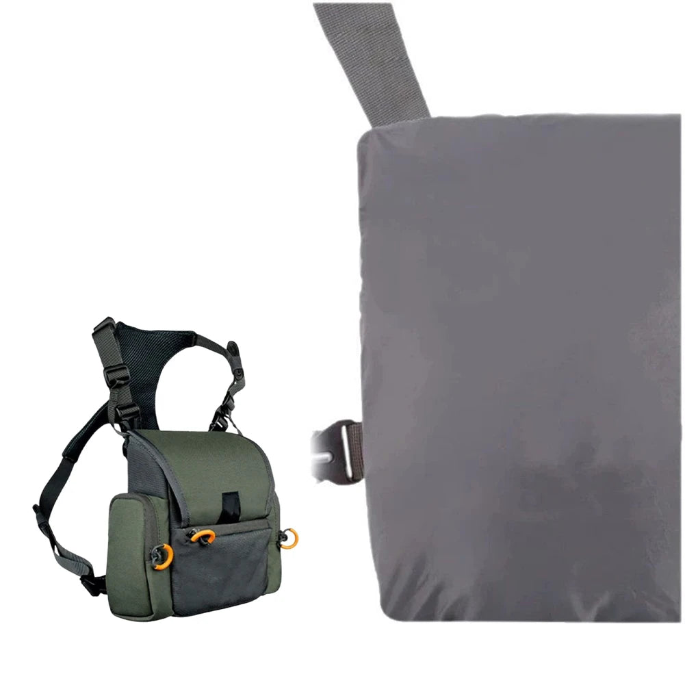 Binocular Harness Chest Pack With Rangefinder Rain Guard