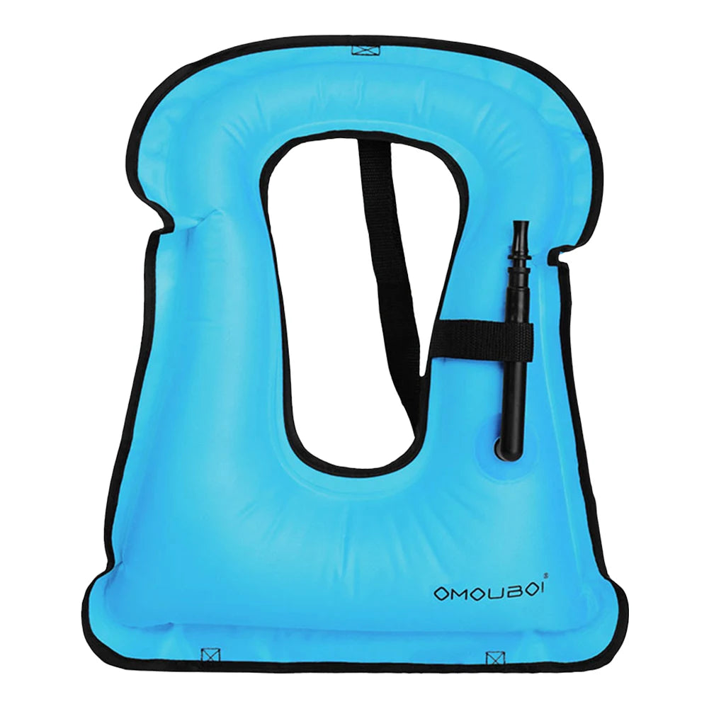 Adjustable Inflatable Snorkeling Vest for Safe Water Fun