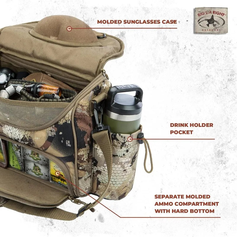 Duck Blind Bag With Ammo Compartments Sunglasses Case