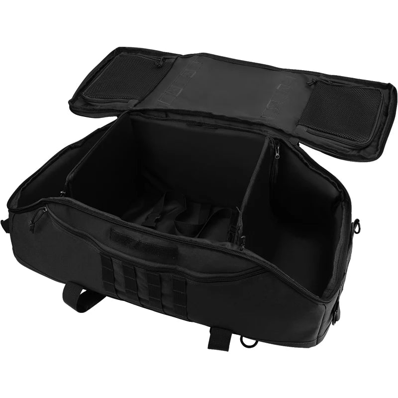 LQARMY Tactical Duffle Bag 80L For Camping Hiking Gear