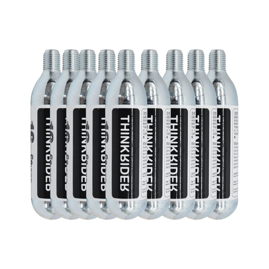 ThinkRider 16g Threaded CO2 Cartridges for Quick Bike Tire Inflation