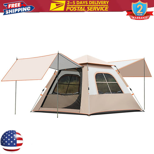 Double Layer Waterproof Automatic Beach Tent with UV Protection