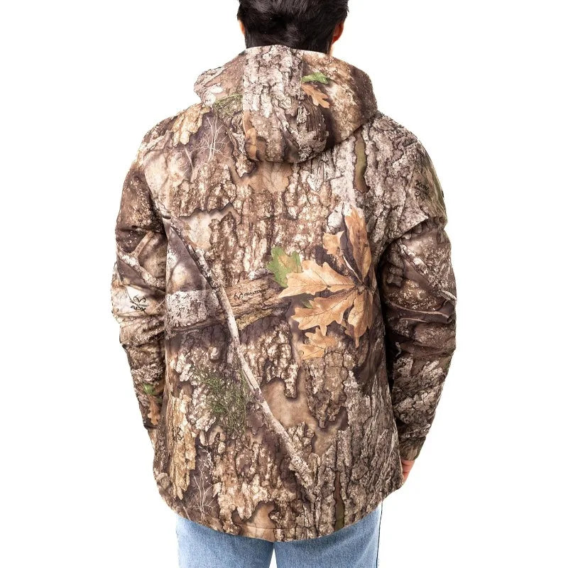 Realtree Camo Insulated Hunting Parka for Cold Weather