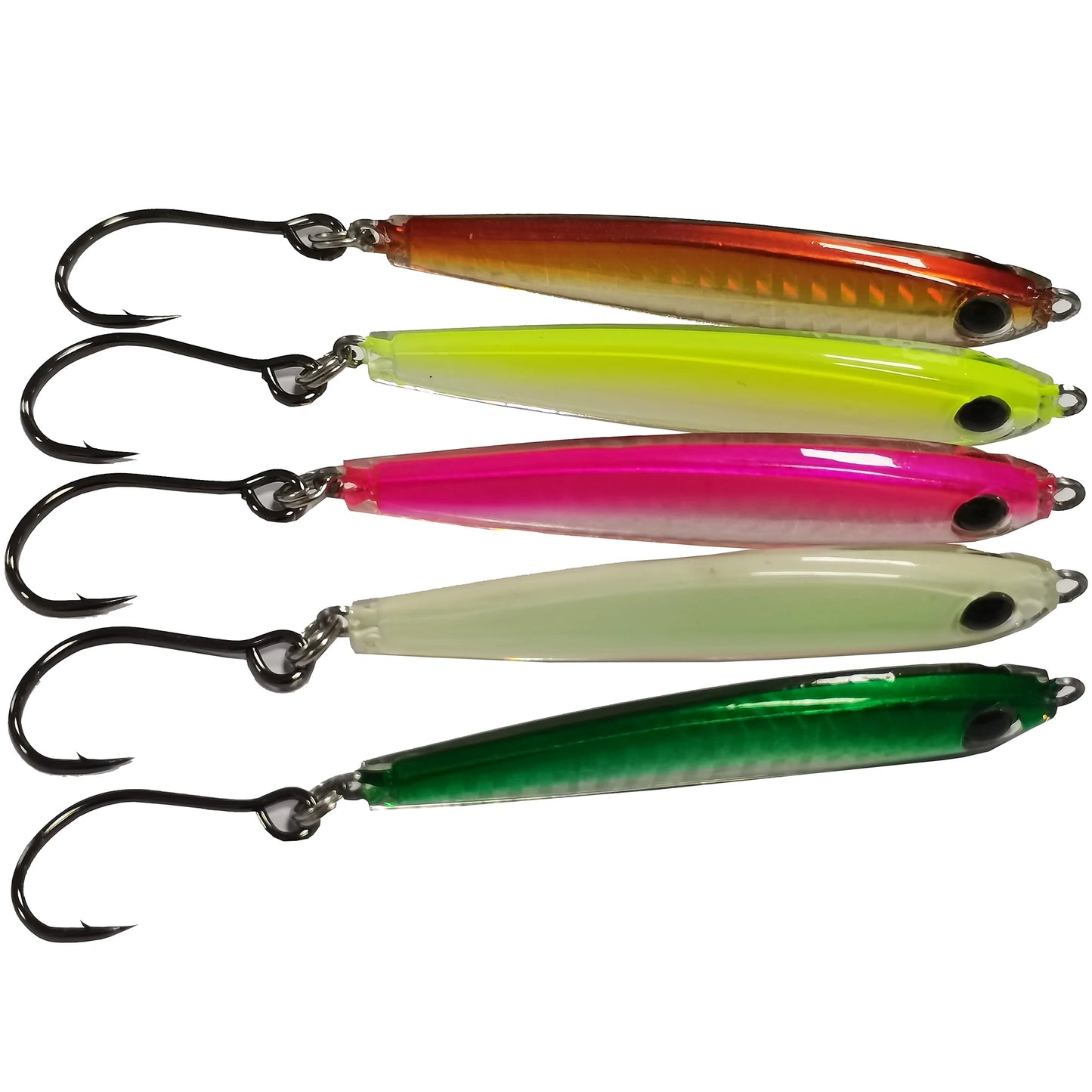 Mixed Color Epoxy Resin Fishing Jigs for Game Fish