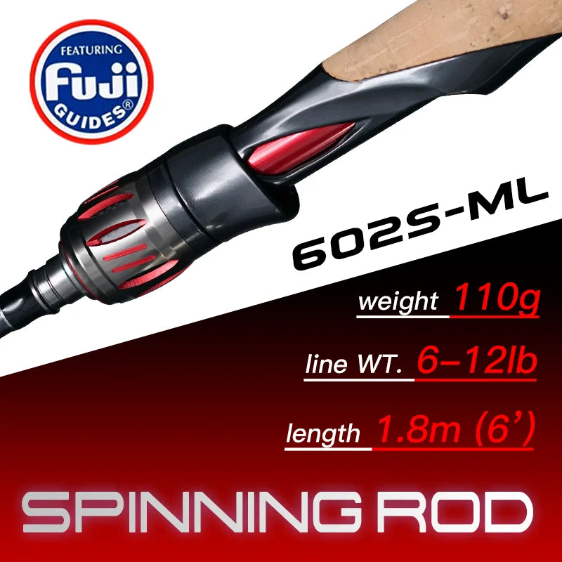 Seasir Carbon Fishing Rod with High Sensitivity and Super Drag