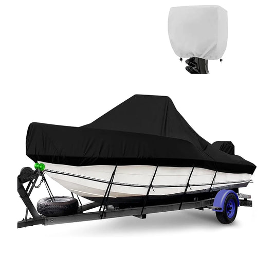 Heavy-Duty Oxford Cloth Boat Cover for Center Console Protection