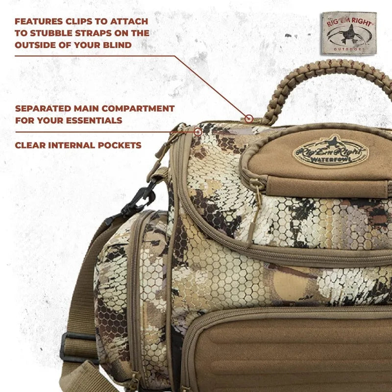 Duck Blind Bag With Ammo Compartments Sunglasses Case