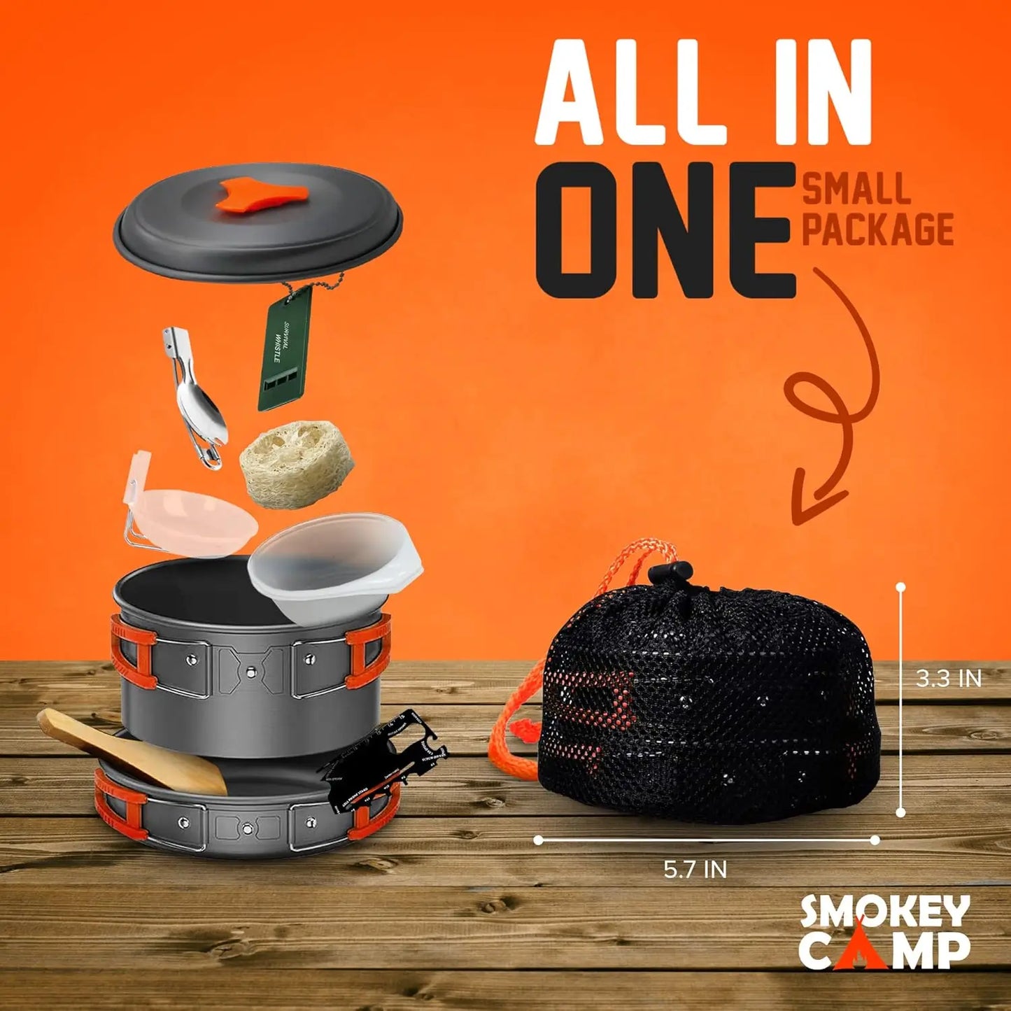 Non-Stick Camping Cookware Set for Easy Outdoor Cooking