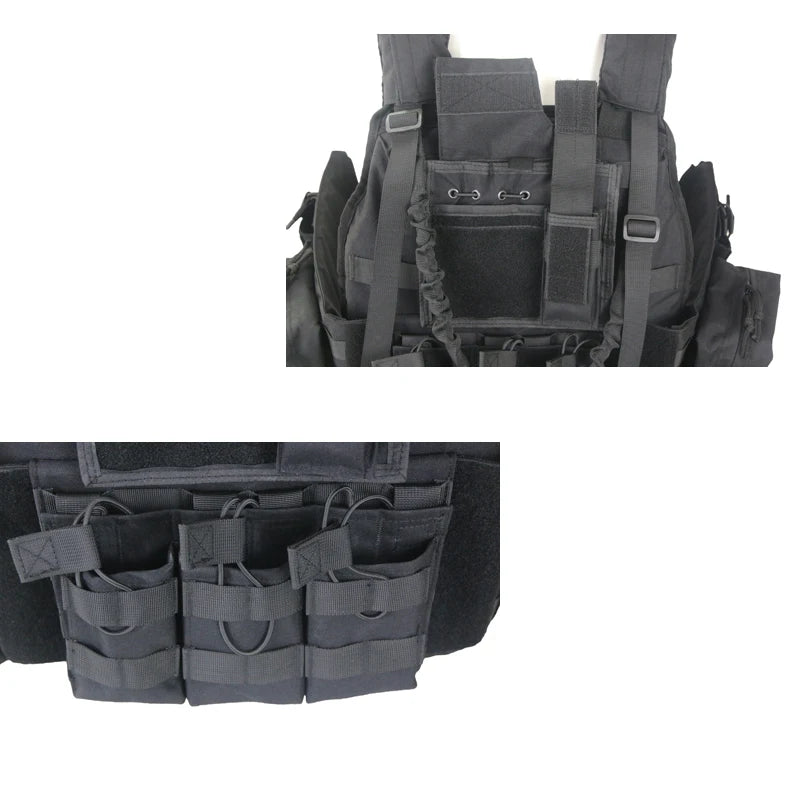 1000D Tactical Vest Sniper Chest Rig Airsoft Gear Carrier
