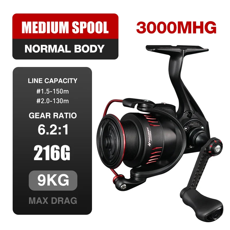 Seasir Prospec Spinning Reel for Ultralight Fishing Performance