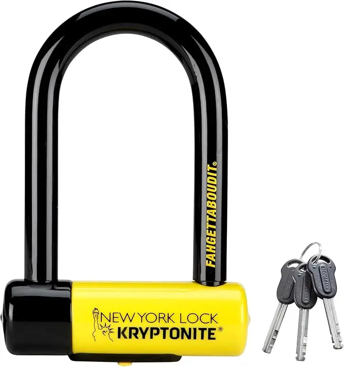 Kryptonite Fahgettaboutit Mini U Lock For Security Bikes