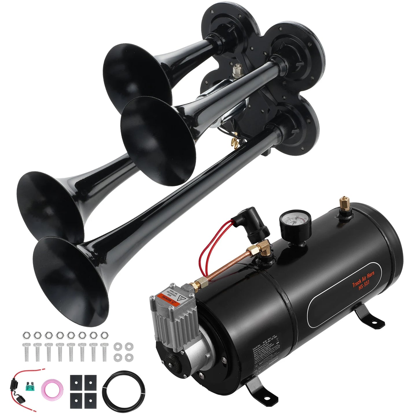 Powerful 150dB Train Horn Kit for Car and Truck