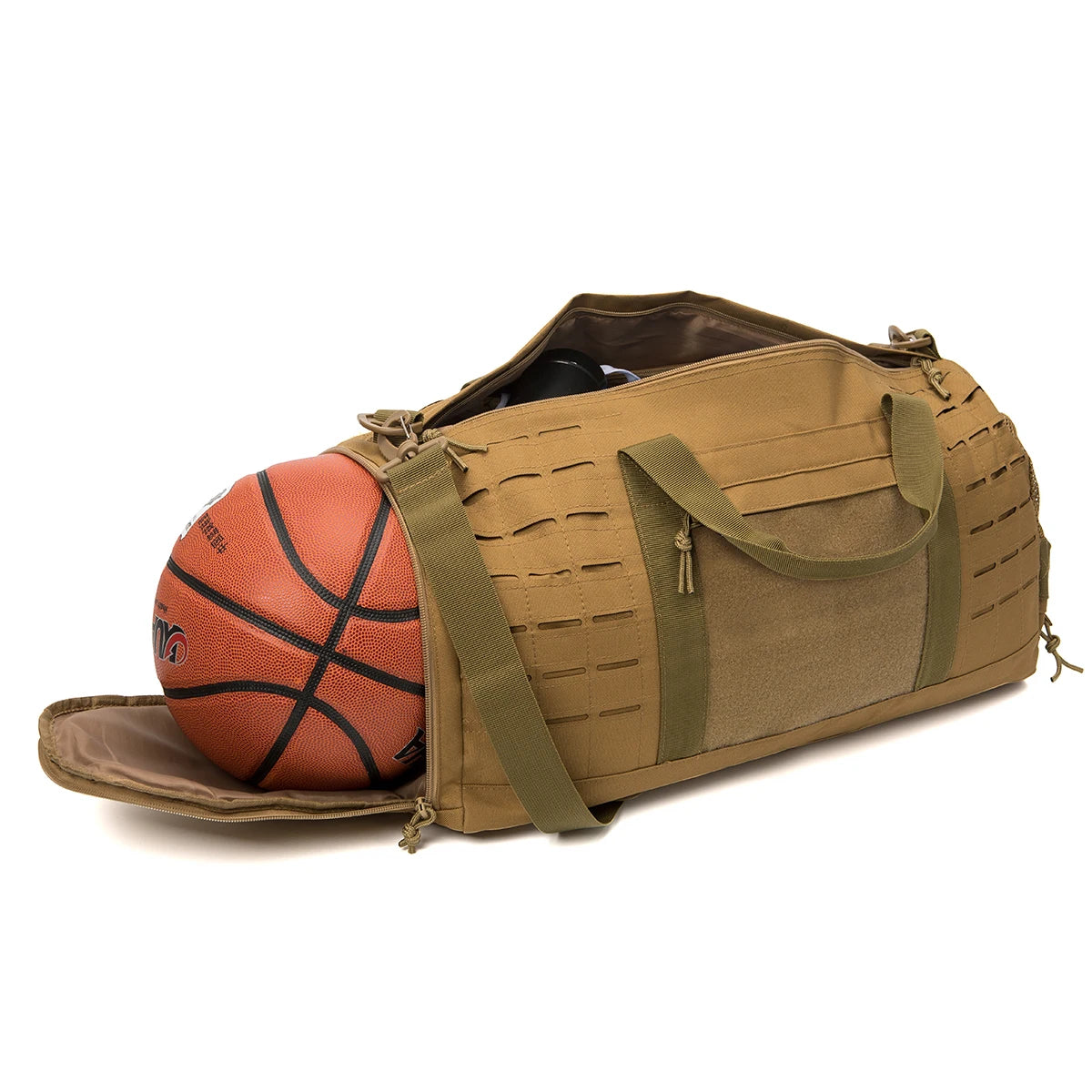 40L Tactical Travel Bag For Men Women With Shoe Compartment