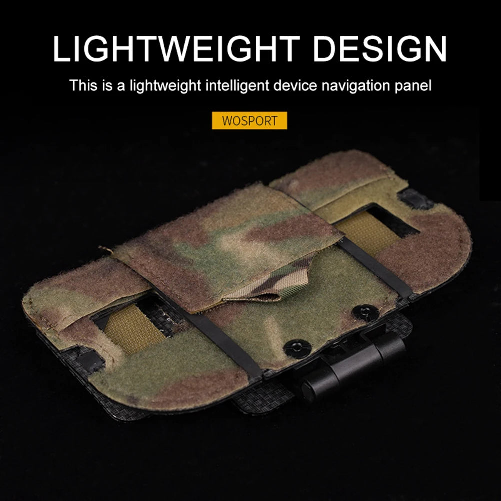 Tactical Vest Phone Holder With Quick Release MOLLE Pouch