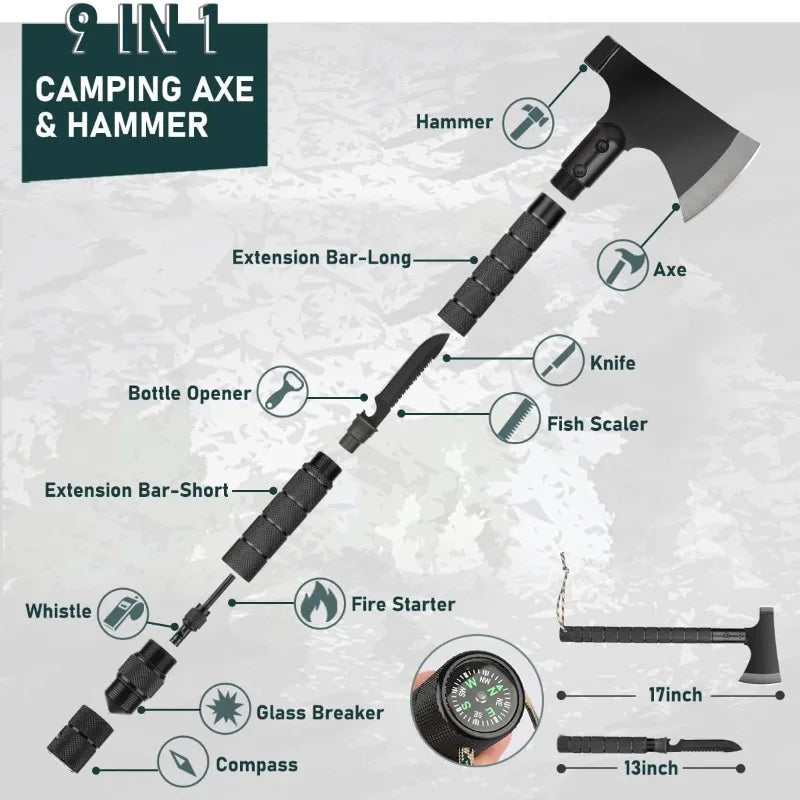 262 Piece Survival Gear Emergency Kit with First Aid and Axe