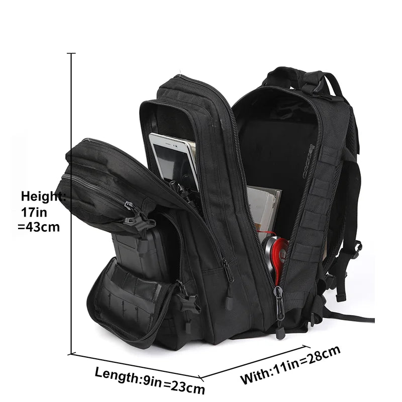 LQARMY 30L Waterproof Tactical Backpack for Outdoor Adventures