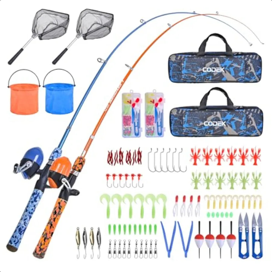 Portable Telescopic Fishing Rod Set for Kids Fun