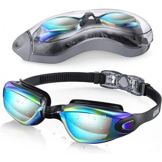 Aegend Swim Goggles with Anti-Leak Protection for All Ages