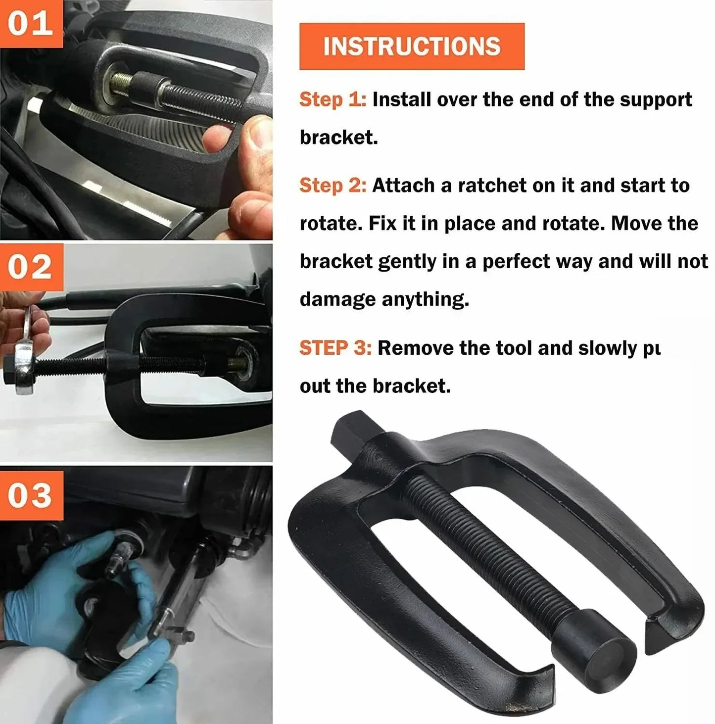 Hydraulic Steering Support Bracket Tool for SeaStar Yacht