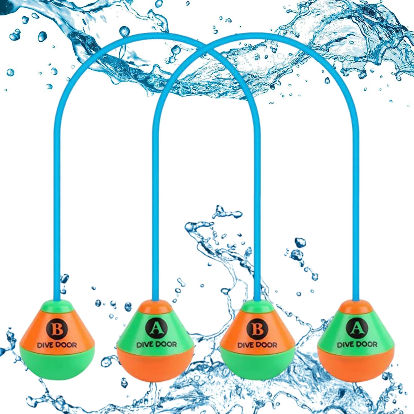Through Door Diving Rings Set for Fun Pool Games