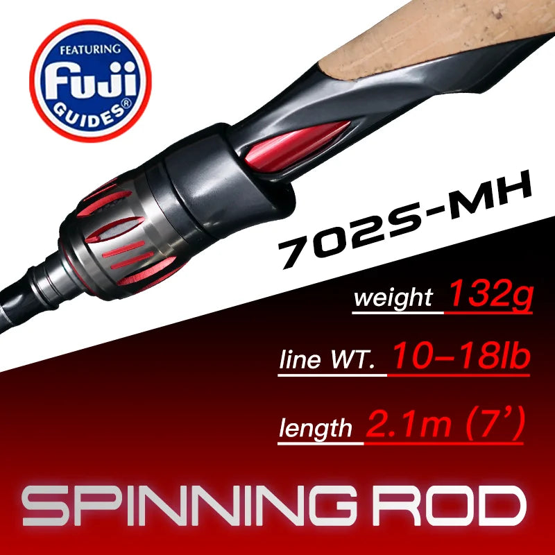 Seasir Carbon Fishing Rod with High Sensitivity and Super Drag