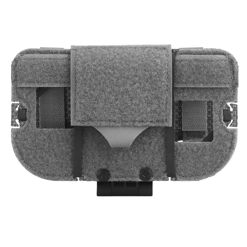 Tactical Vest Phone Holder With Quick Release MOLLE Pouch