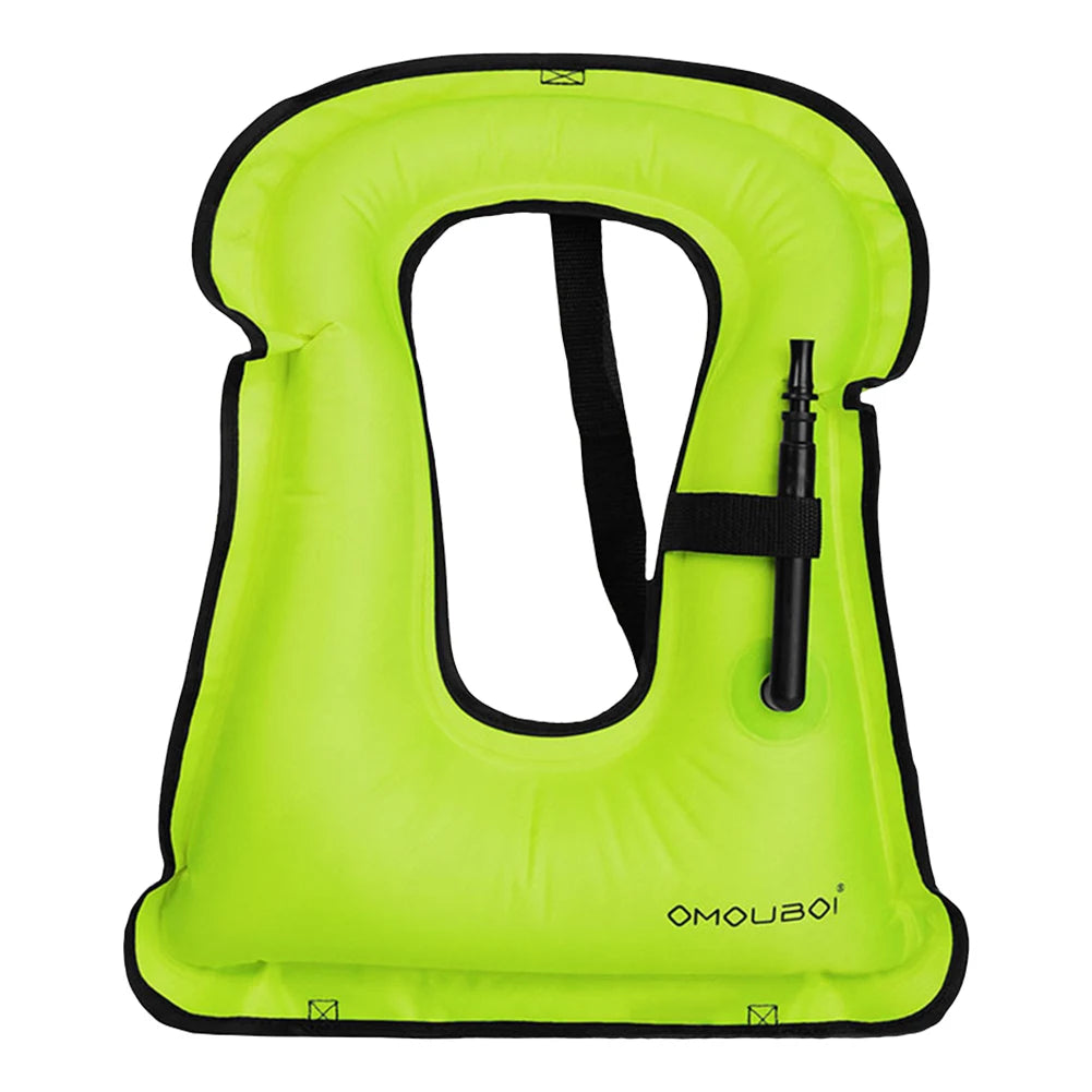 Adjustable Inflatable Snorkeling Vest for Safe Water Fun