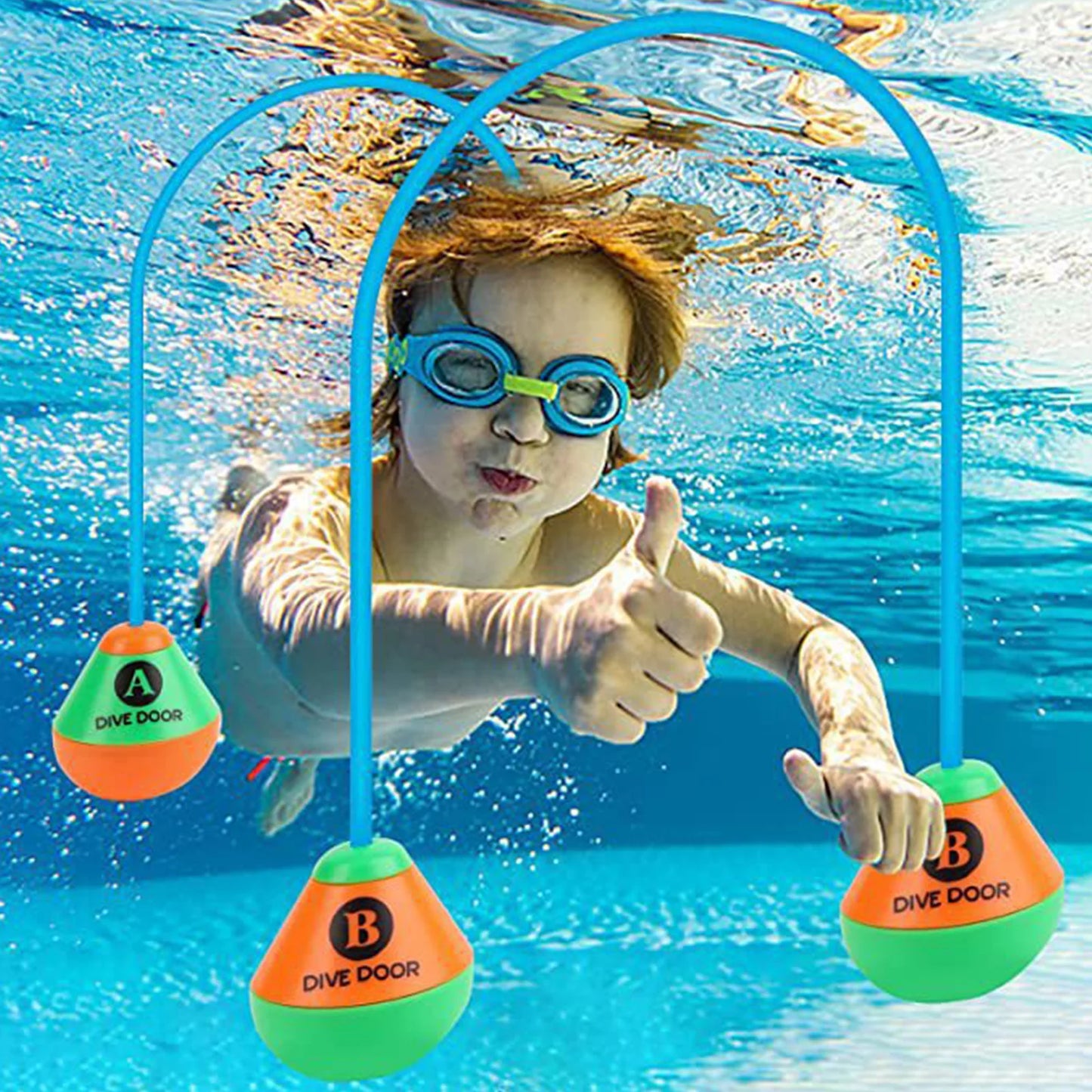 Through Door Diving Rings Set for Fun Pool Games
