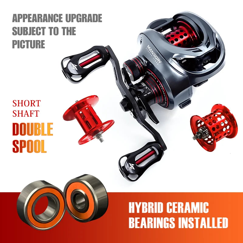 Seasir Ultralight Carbon Baitcasting Reel Ceramic Bearings