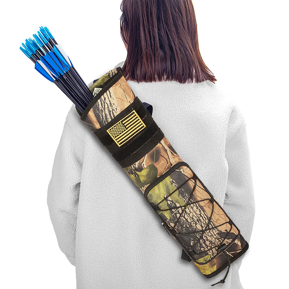 Archery Quiver Bag With Bottom Thickening For Bow Holder