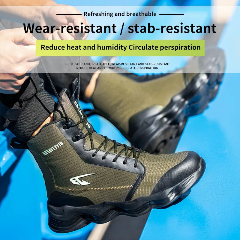 Fashionable Breathable Safety Shoes for Comfort and Protection