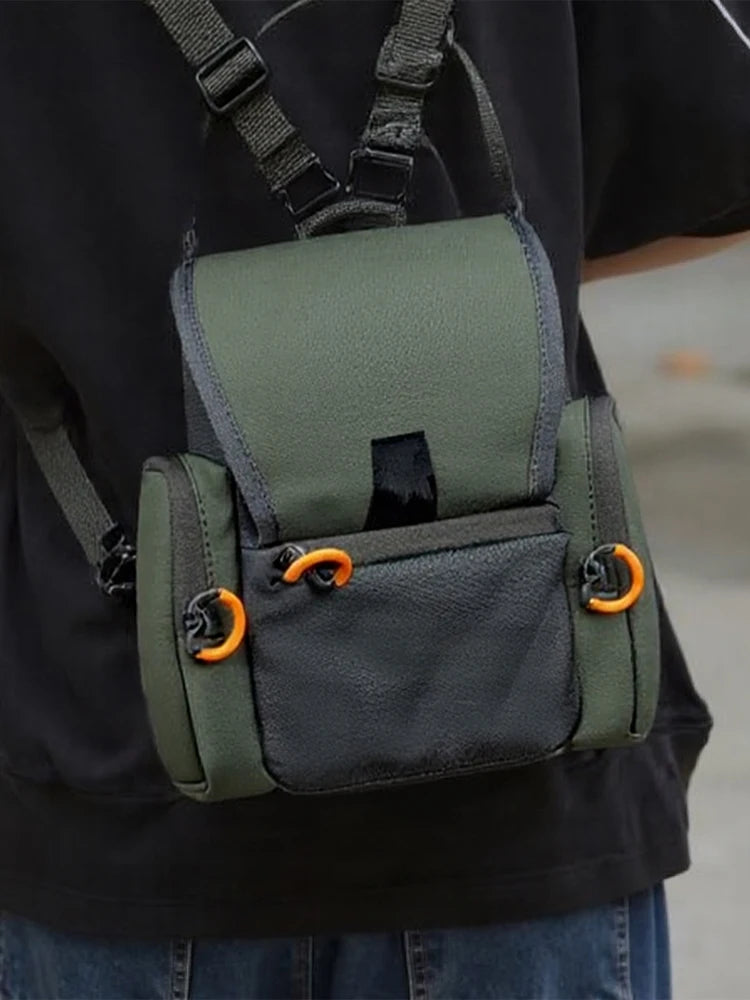 Binocular Harness Chest Pack With Rangefinder Rain Cover