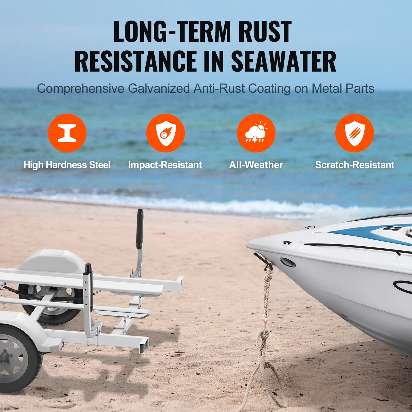 Adjustable Boat Trailer Guide Poles for Easy Loading Safety