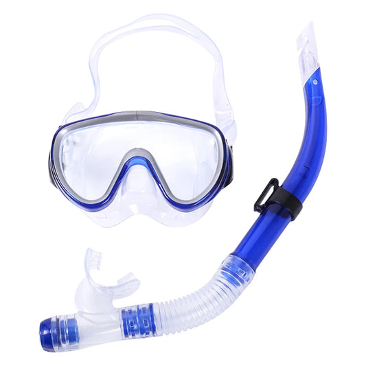 Adjustable Diving Mask And Snorkel Set No Leakage Anti Fog