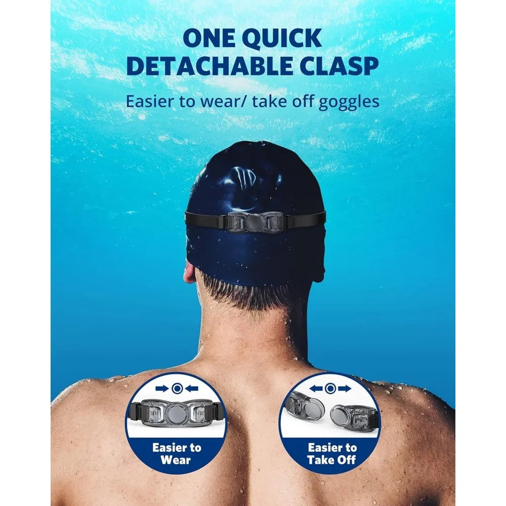 Aegend Swim Goggles with Anti-Leak Protection for All Ages