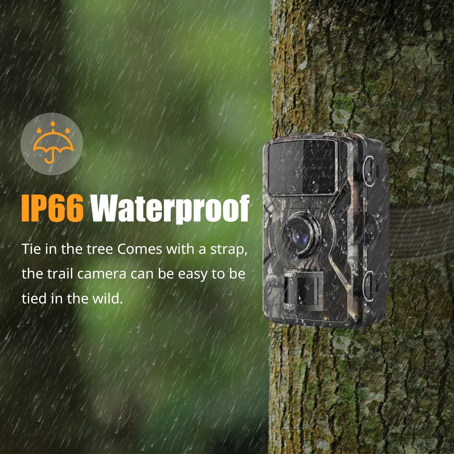 1080P Trail Game Camera With Night Vision And Fast Trigger