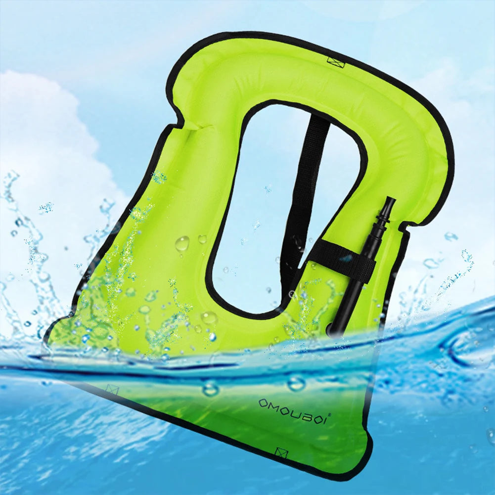 Adjustable Inflatable Snorkeling Vest for Safe Water Fun