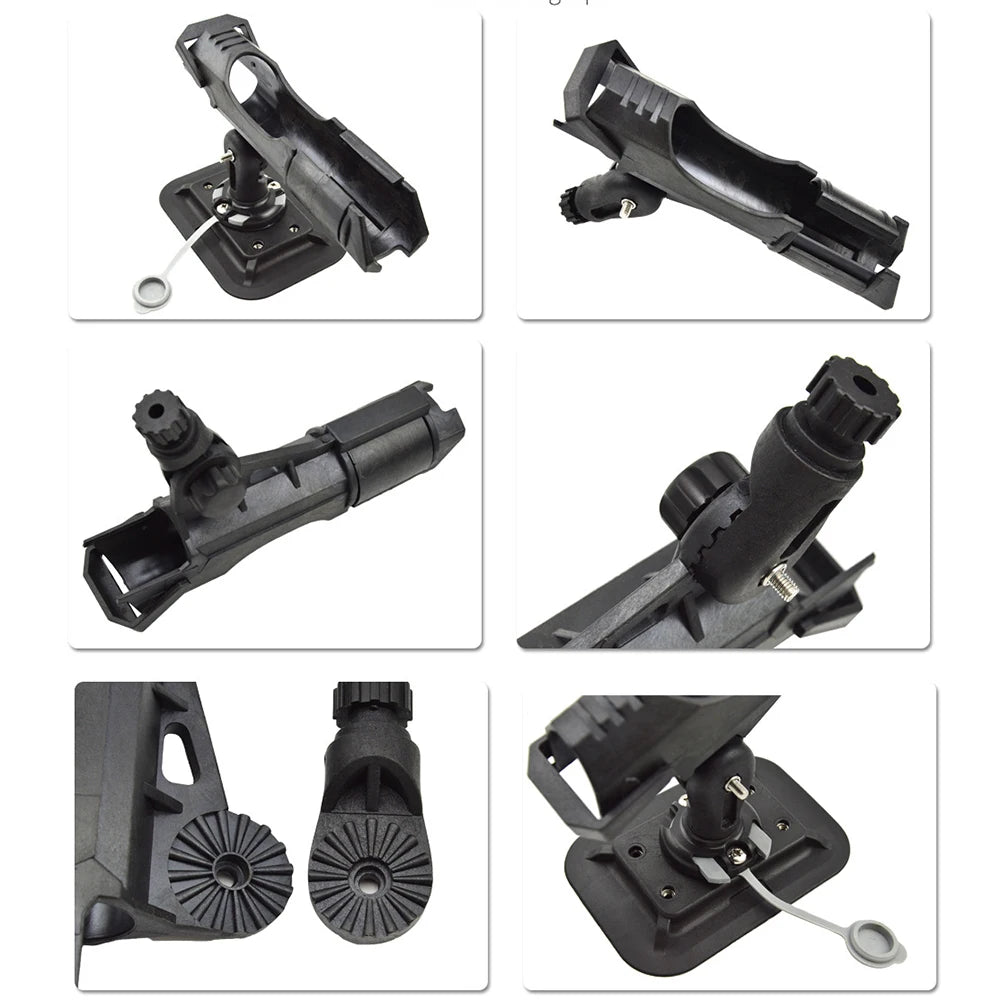 Collapsible Fishing Rod Holder for Inflatable Boats