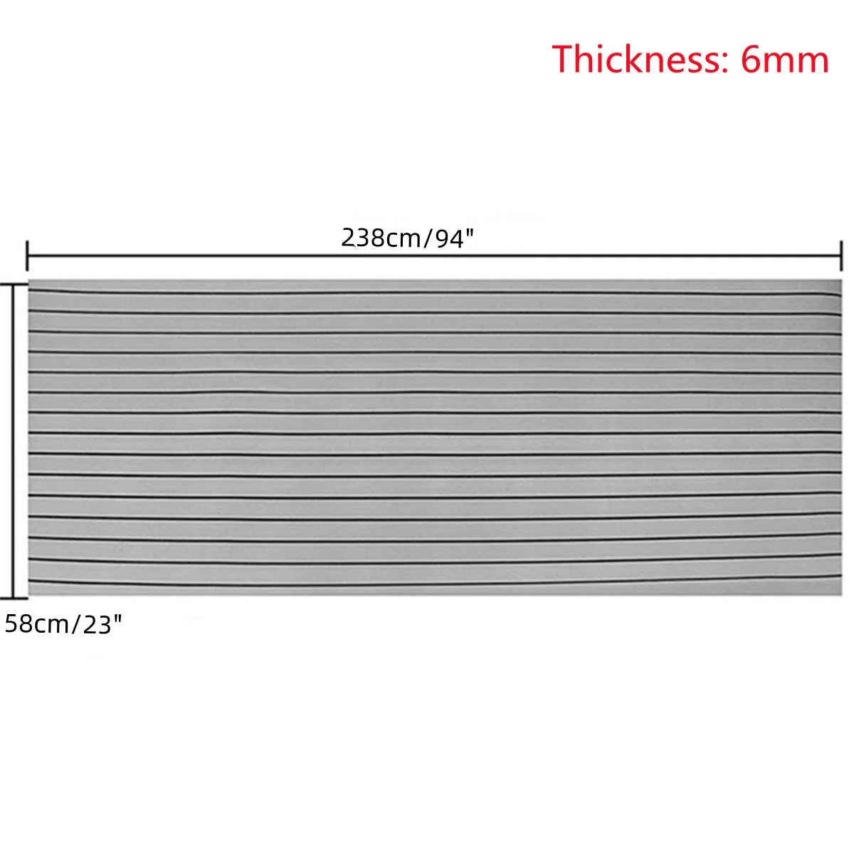 EVA Foam Faux Teak Boat Decking Mat for Non-Slip Flooring