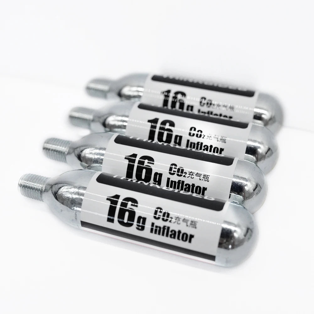 ThinkRider 16g Threaded CO2 Cartridges for Quick Bike Tire Inflation