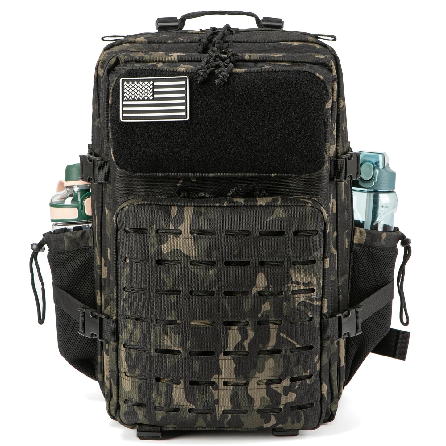 45L Tactical Backpack With Double Cup Holder For Hunting